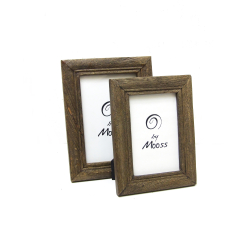 Ramka z drewna egzotycznego Brąz 15x21cm